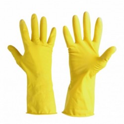 Žlté latexové rukavice,...