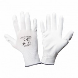 Biele pu rukavice l230109p,...
