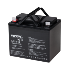 VIPOW 12V 33Ah gélová batéria