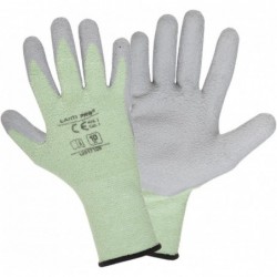 Teplé rukavice zeleno-sivá...