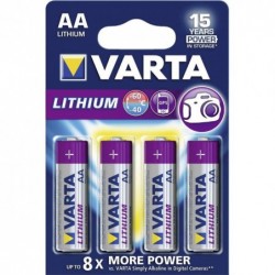 4 x Varta Lithium L91 R6 AA